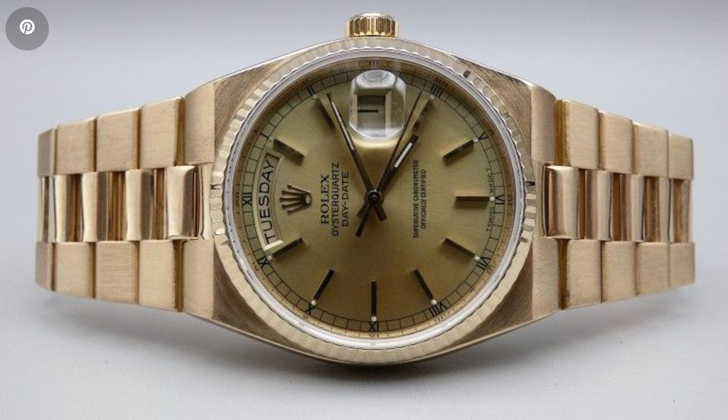 Le bracelet Rolex Oysterquartz Or